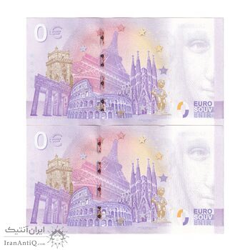 اسکناس 0 یورو 2023 - تائورمینا - جفت - UNC64 - ایتالیا