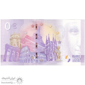 اسکناس 0 یورو 2025 - برج کج پیزا - تک - UNC64 - ایتالیا