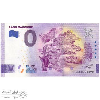 اسکناس 0 یورو 2022 - دریاچه ماجیوره - تک - UNC64 - ایتالیا
