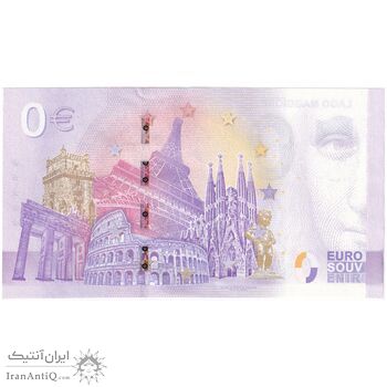 اسکناس 0 یورو 2022 - دریاچه ماجیوره - تک - UNC64 - ایتالیا