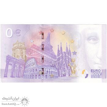 اسکناس 0 یورو 2024 - ما ایتالیا را دوست داریم - تک - UNC64 - ایتالیا