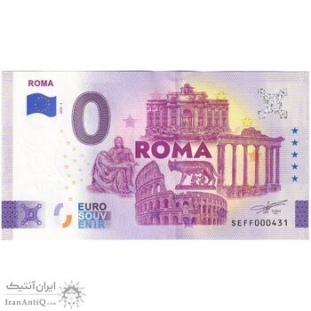 اسکناس 0 یورو 2025 - رم - تک - UNC64 - ایتالیا