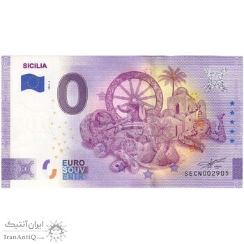 اسکناس 0 یورو 2022 - سیسیل - تک - UNC64 - ایتالیا