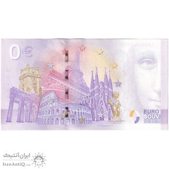 اسکناس 0 یورو 2025 - دریاچه کومو - تک - UNC64 - ایتالیا