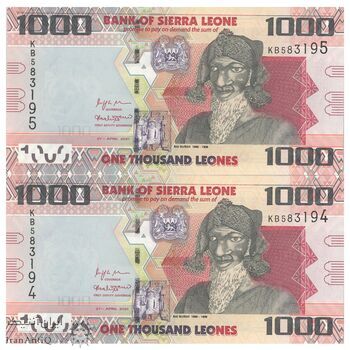اسکناس 1000 لئون 2021 جمهوری دوم - جفت - UNC65 - سیرالئون