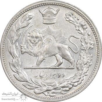 سکه 2000 دینار 1306 تصویری - ضرب هیتون - MS61 - رضا شاه