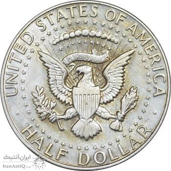 سکه نیم دلار 1967 کندی - AU55 - آمریکا