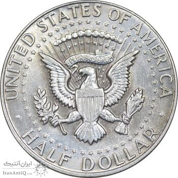 سکه نیم دلار 1968D کندی - AU50 - آمریکا