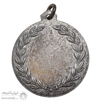 مدال آویز تئاتر - نقره ای - EF - محمد رضا شاه