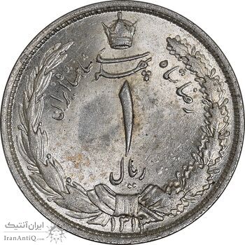 سکه 1 ریال 1313 - MS63 - رضا شاه