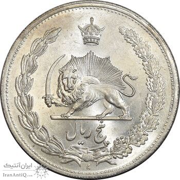 سکه 5 ریال 1311 - MS63 - رضا شاه