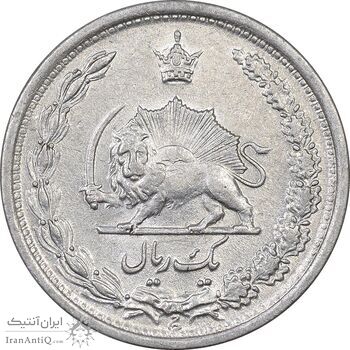 سکه 1 ریال 1310 - AU55 - رضا شاه