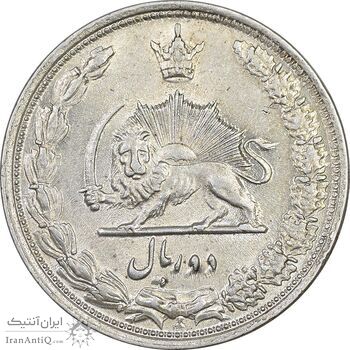 سکه 2 ریال 1313 - AU55 - رضا شاه