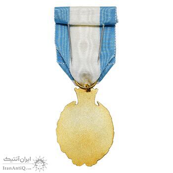 نشان بیست و پنجمین سال سلطنت - با جعبه فابریک - UNC - محمد رضا شاه