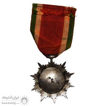 نشان نقره علمی - EF - رضا شاه