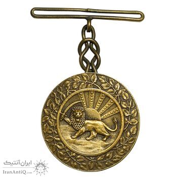 مدال برنز بپاداش خدمت - AU - رضا شاه