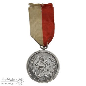 مدال نقره توانا بود - با روبان - EF - رضا شاه
