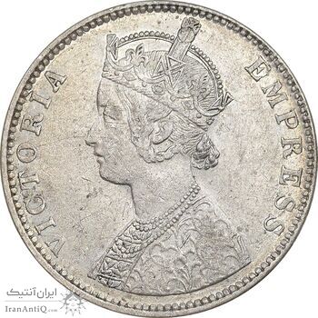 سکه 1 روپیه 1901 ویکتوریا - AU53 - هند