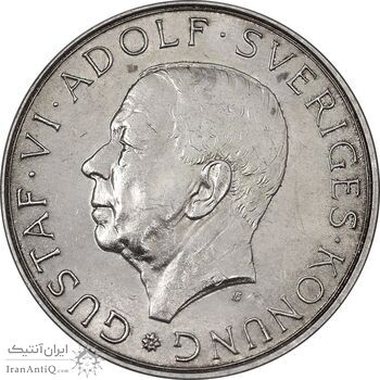 سکه 10 کرون 1972 گوستاو ششم - MS61 - سوئد