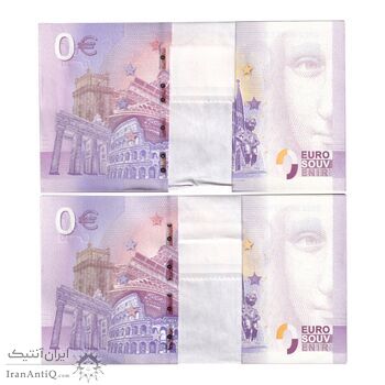 دو بسته اسکناس 0 یورو 2022 - اسکیت سرعت مسیر کوتاه و اسکیت آزاد زمستانی - سریال یکسان - UNC - ایتالیا