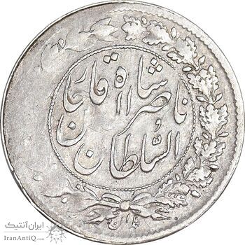 سکه شاهی 1301 - مکرر پشت سکه - VF30 - ناصرالدین شاه