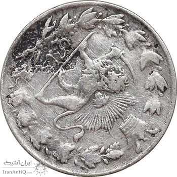 سکه شاهی بدون تاریخ صاحب زمان - ارور چرخش 175 درجه - VF35 - احمد شاه