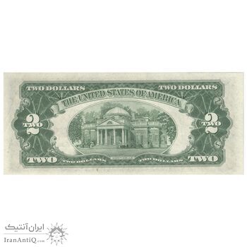 اسکناس 2 دلار 1953 جمهوری فدرال - مهر قرمز - تک - UNC61 - آمریکا