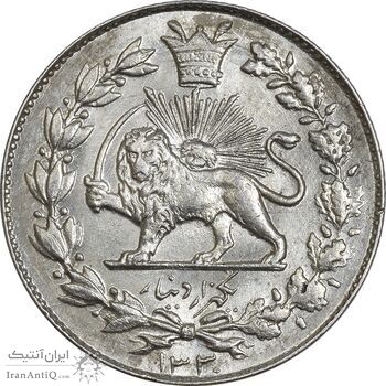 سکه 1000 دینار 1330 خطی - MS64 - احمد شاه