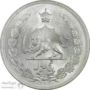 سکه 5 ریال 1312 - MS63 - رضا شاه