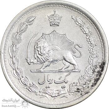 سکه 1 ریال 1310 - EF45 - رضا شاه