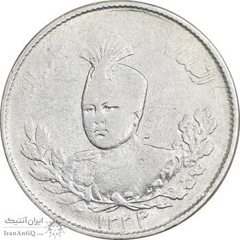 سکه 1000 دینار 1333 تصویری - VF30 - احمد شاه