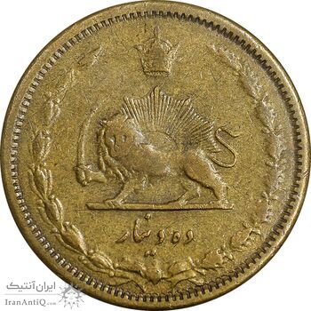 سکه 10 دینار 1315 برنز - VF30 - رضا شاه