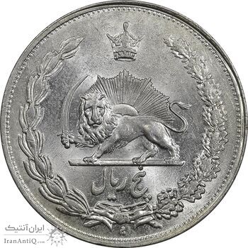 سکه 5 ریال 1311 - MS63 - رضا شاه