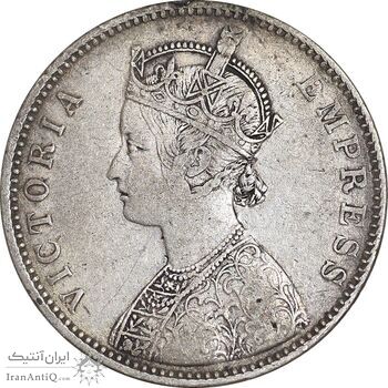 سکه 1 روپیه 1878 ویکتوریا - EF45 - هند