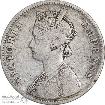 سکه 1 روپیه 1882 ویکتوریا - VF35 - هند