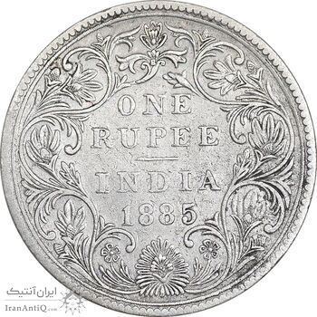 سکه 1 روپیه 1885 ویکتوریا - EF40 - هند