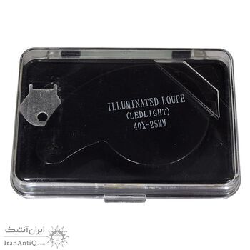 ذره بین چراغ دار تاشو مدل 21011 - 40x