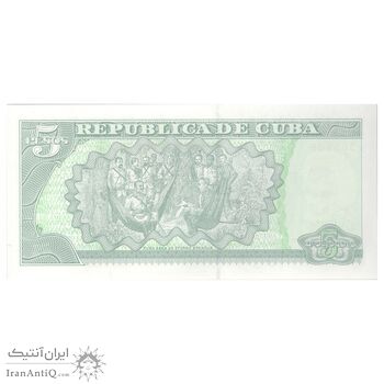 اسکناس 5 پزو 2019 جمهوری دوم - تک - UNC64 - کوبا