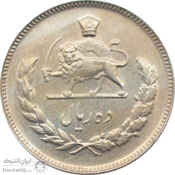 سکه 10 ریال 1345 محمد رضا شاه پهلوی سکه 10 ریال 1345 محمد رضا شاه پهلوی
