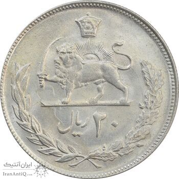 سکه 20 ریال 1353 (مکرر روی سکه) - MS63 - محمد رضا شاه