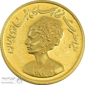 مدال طلا یادبود گارد شهبانو - نوروز 1355 - MS63 - محمد رضا شاه