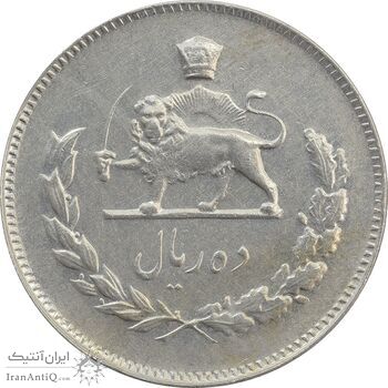 سکه 10 ریال 1345 - EF45 - محمد رضا شاه