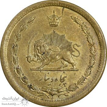 سکه 50 دینار 1351 برنز - MS61 - محمد رضا شاه