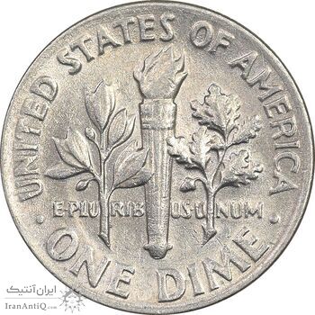 سکه 1 دایم 1975 روزولت - MS61 - آمریکا