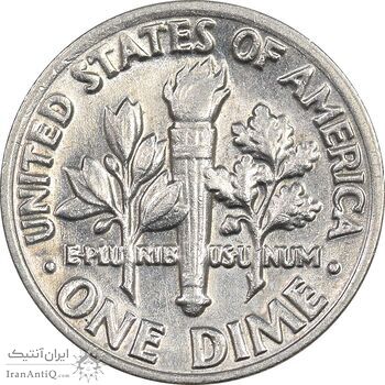 سکه 1 دایم 1984P روزولت - AU58 - آمریکا