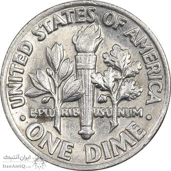 سکه 1 دایم 1984P روزولت - AU58 - آمریکا