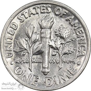 سکه 1 دایم 1986P روزولت - AU58 - آمریکا