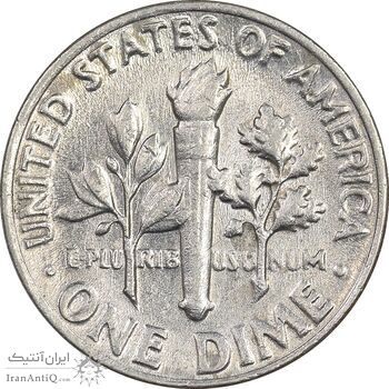 سکه 1 دایم 1989P روزولت - AU58 - آمریکا