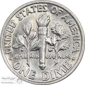 سکه 1 دایم 1990P روزولت - MS61 - آمریکا