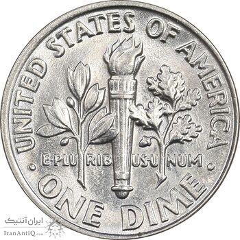 سکه 1 دایم 1991D روزولت - MS61 - آمریکا